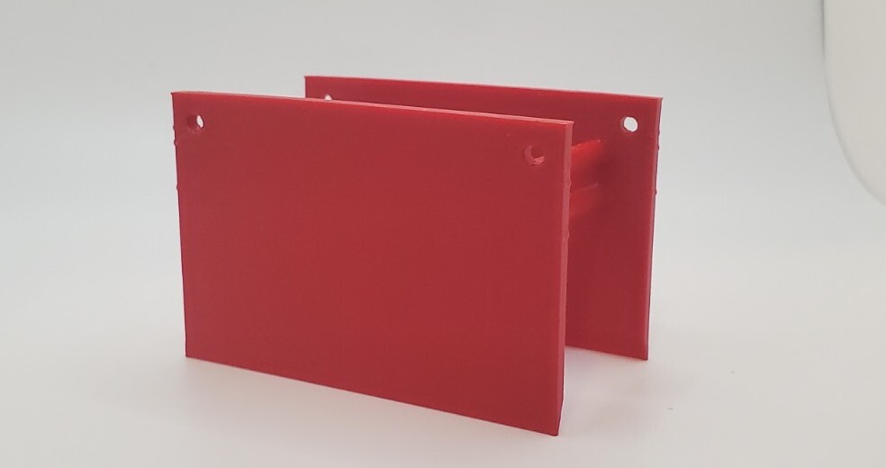 Custom 1/50 Scale Trench Box in Red
