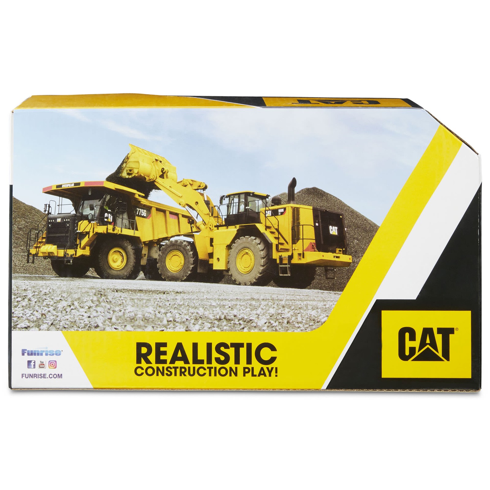 CAT: Construction Fleet Toy Bulldozer, Play Vehicles, 10″, Yellow, Kids