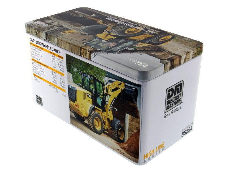 DIECAST MASTERS – CATERPILLAR 910K on tires with figure and u…