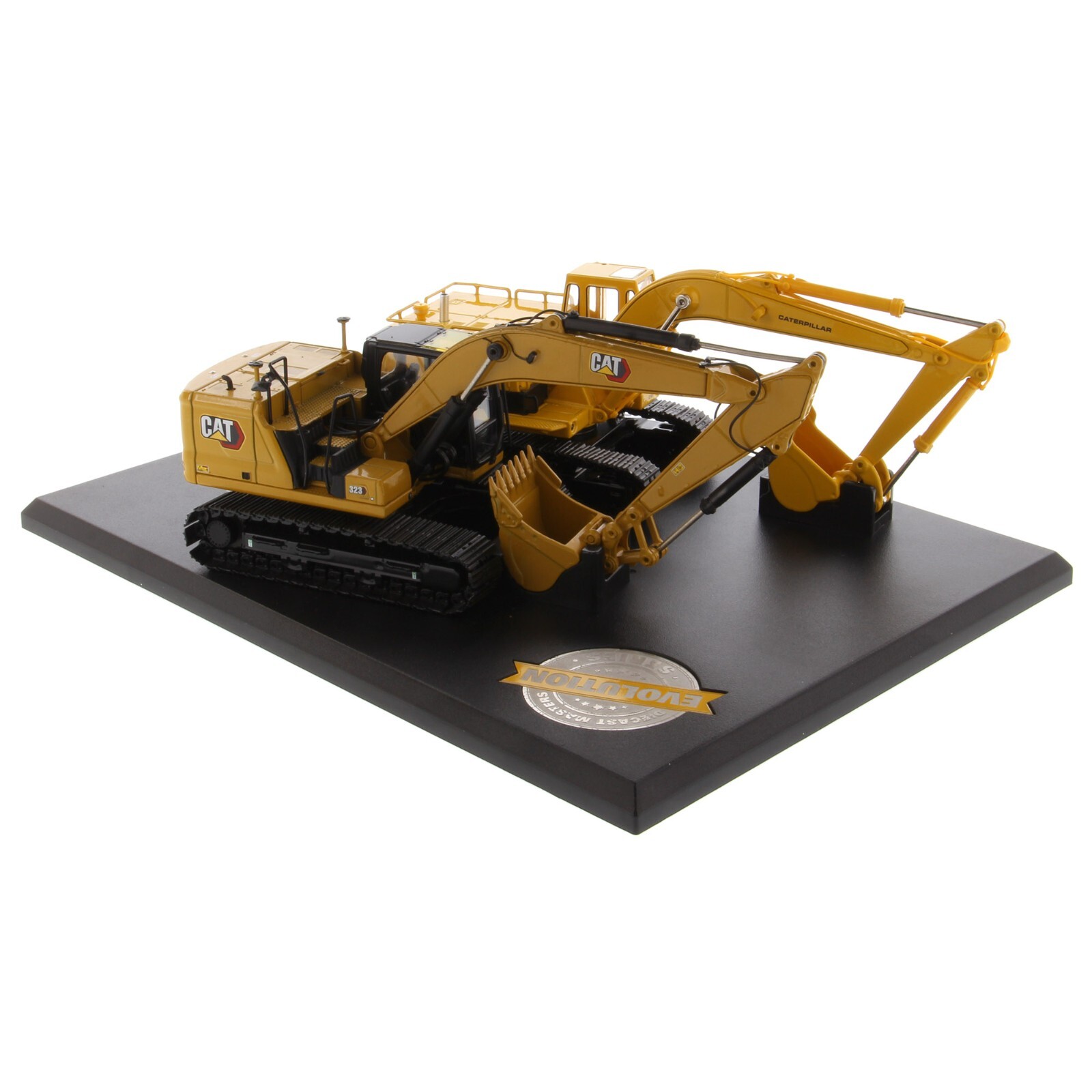 ⭐ 1:50 CAT 225 (1974-1987) & 323 (CURRENT) EVOLUTION DIECAST MASTERS 85715⭐