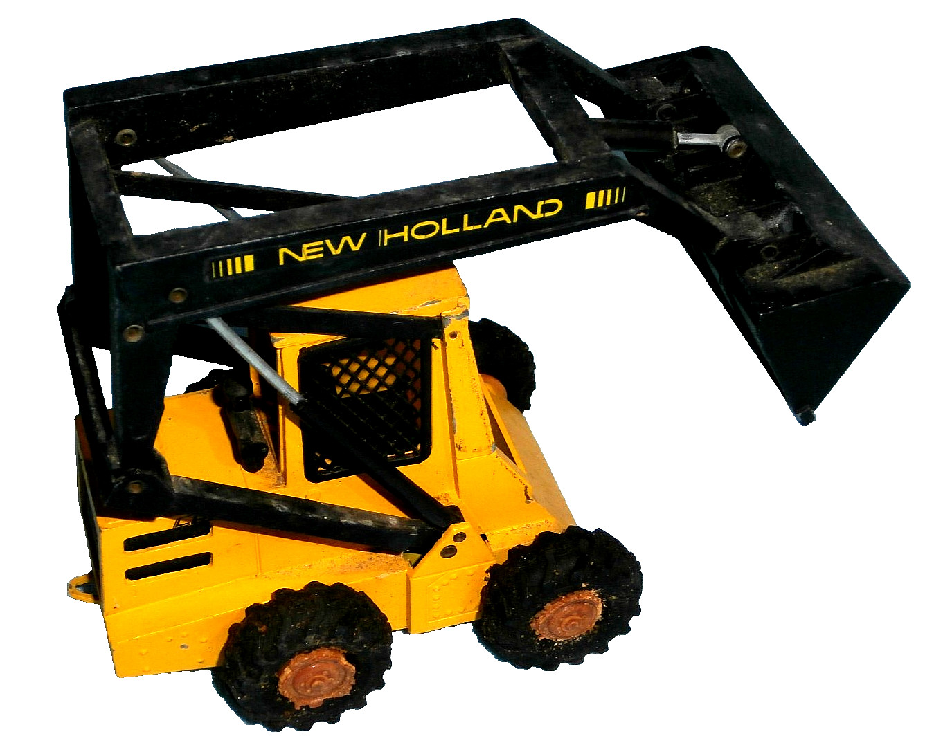 NZG 276 New Holland L-555 Super Boom Loader 1:25 scale 5” West Germany Diecast
