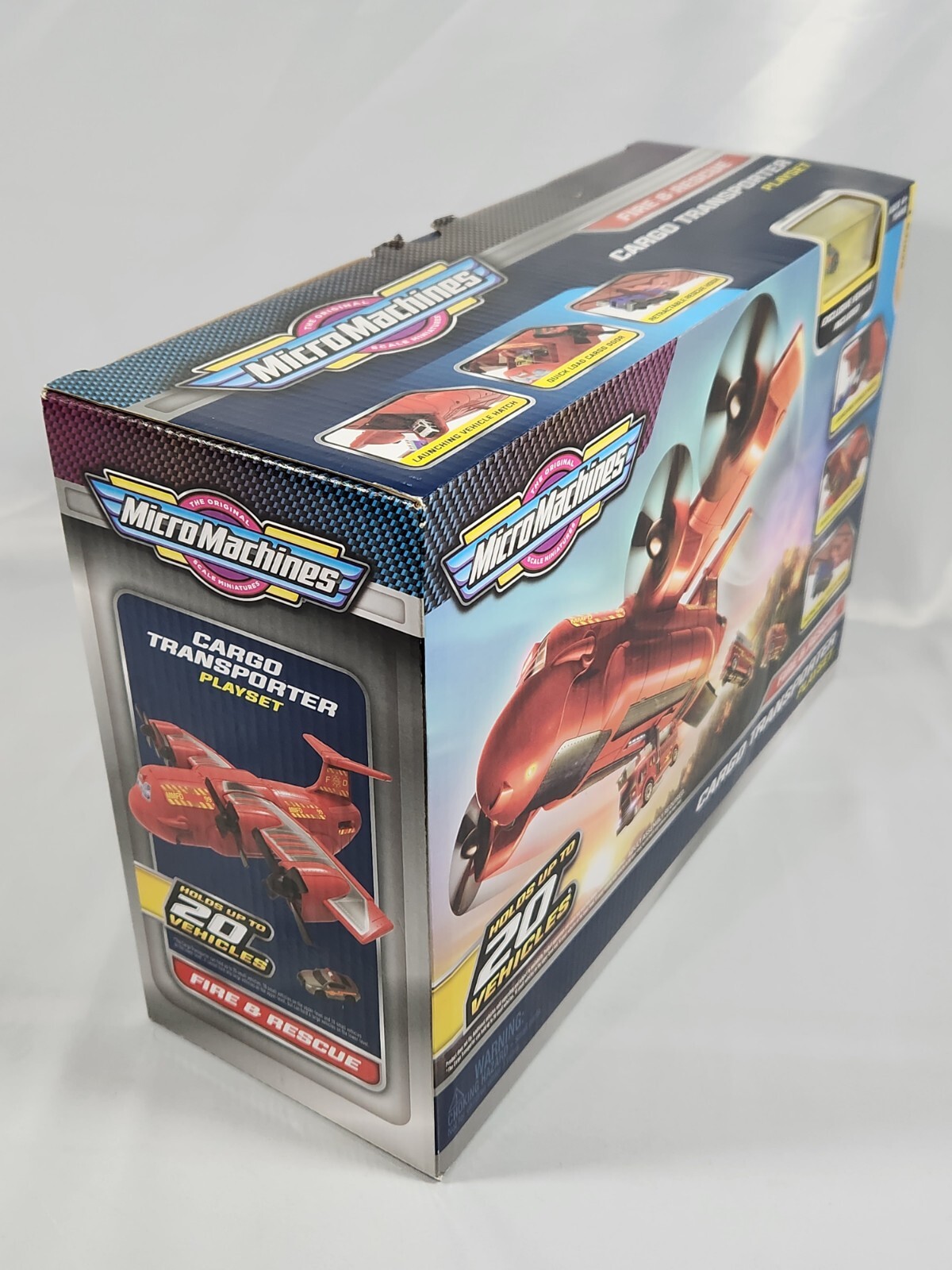 2020 Micro Machines Fire & Rescue Cargo Transporter Playset