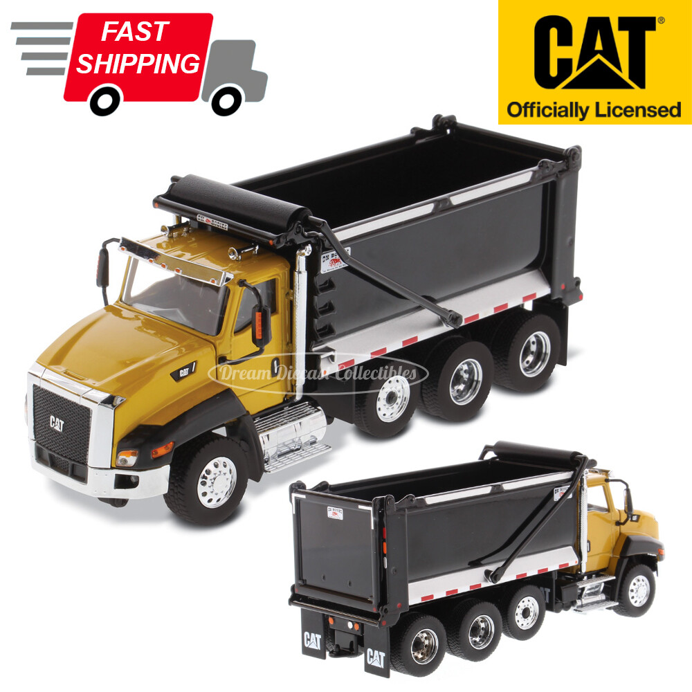 CAT CATERPILLAR CT660 SBFA W/ OX BODIES DUMP TRUCK 1:50 DIECAST MASTERS 85668