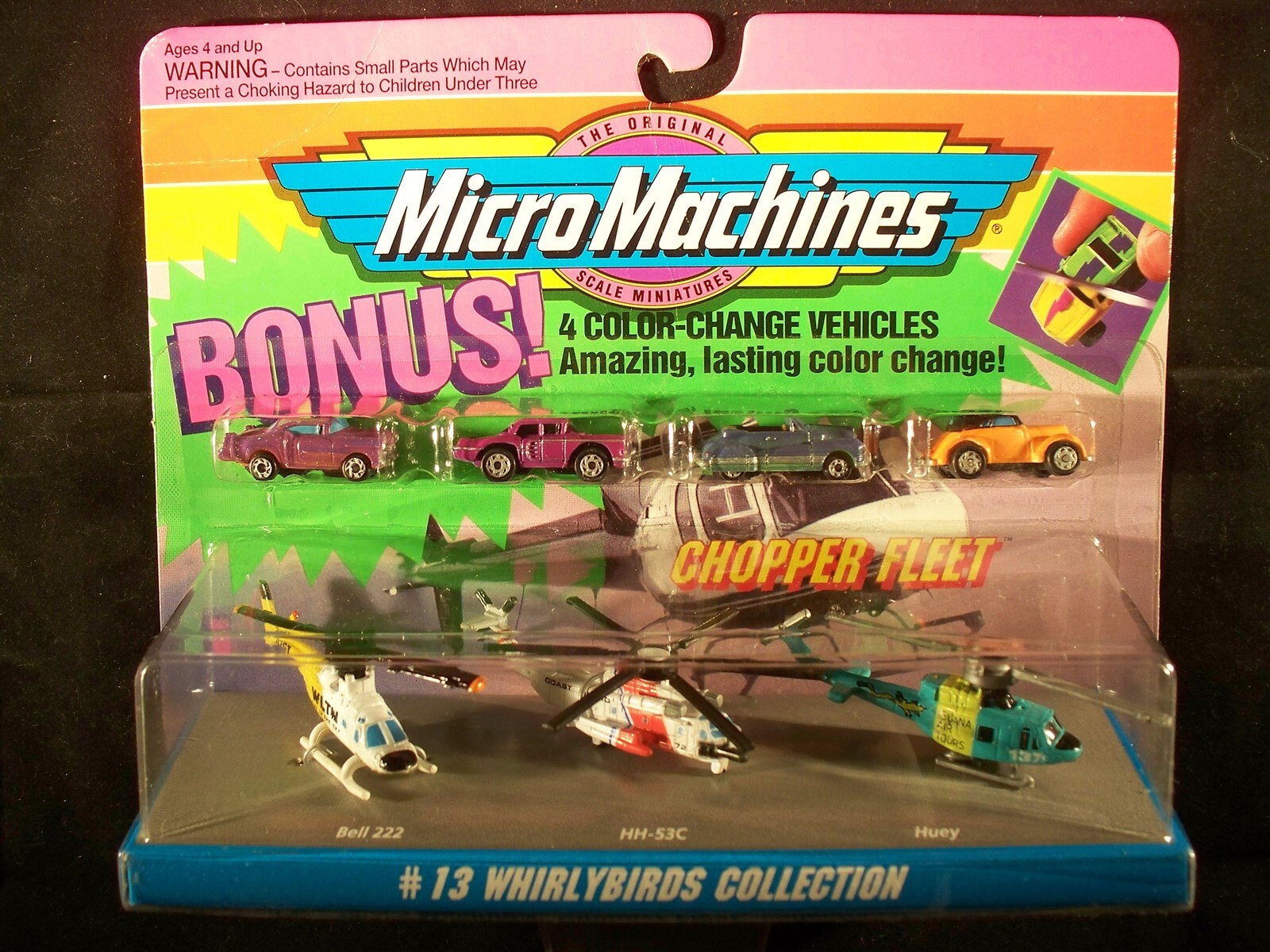#13 WHIRLYBIRDS COLLECTION Micro Machines Sealed Set 1993