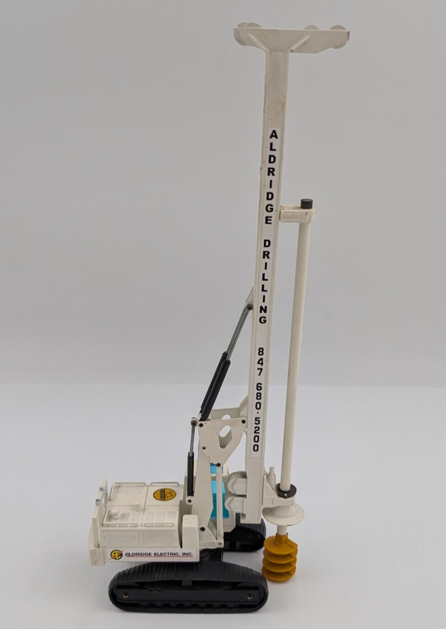 NZG 358 Drilling Rig White Die Cast 1/50 Aldridge Drilling 50th Anniversary RARE