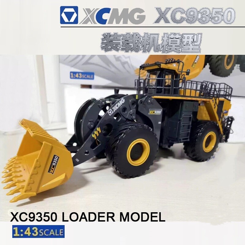 1:43 XCMG XC9350 Mining Wheeled Loader Construction Equipment Diecast Model
