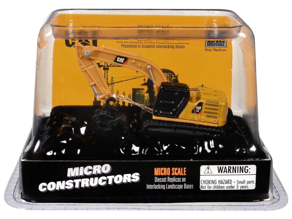 CAT Caterpillar 320 Hydraulic Excavator Grapple Yellow “Micro-Constructor” Serie