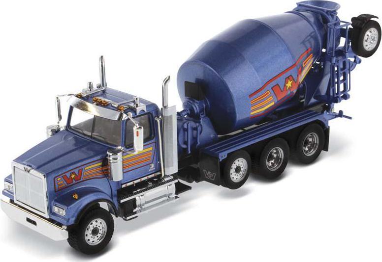 Western Star 4900 w/ Lift Axle and McNeilus BridgeMaster Mixer – Metallic Blue –