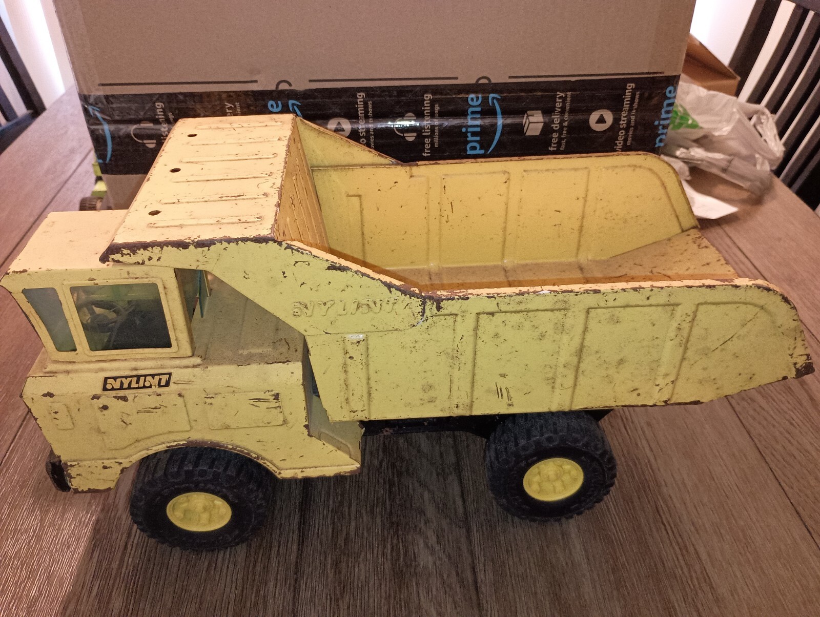 VTG. 1960s/70s (17 Inch) Yellow Nylint Dump Truck – Made In Rockford IL