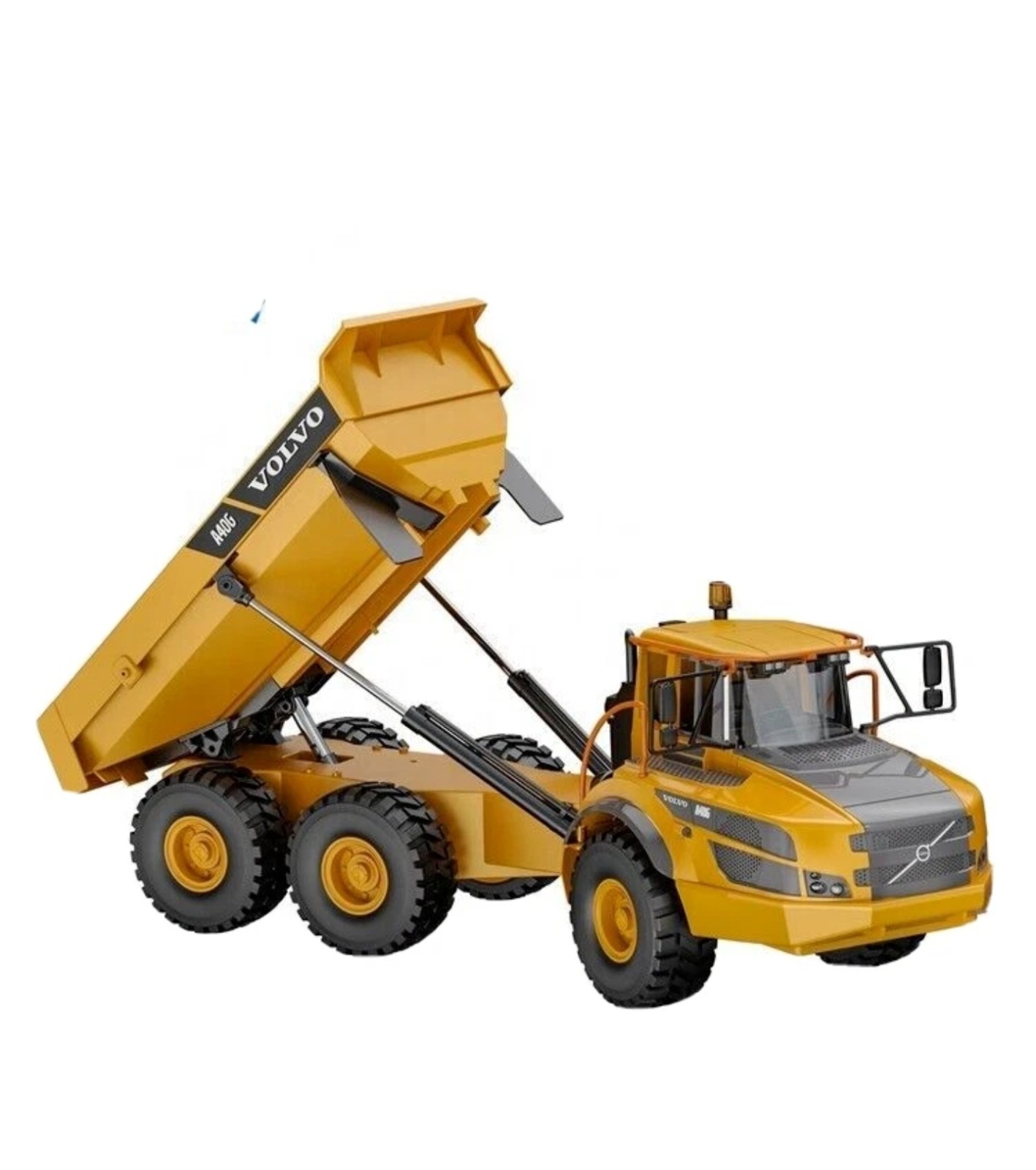 Volvo A40G Diecast Dump Truck Model Yellow Construction Vehicle