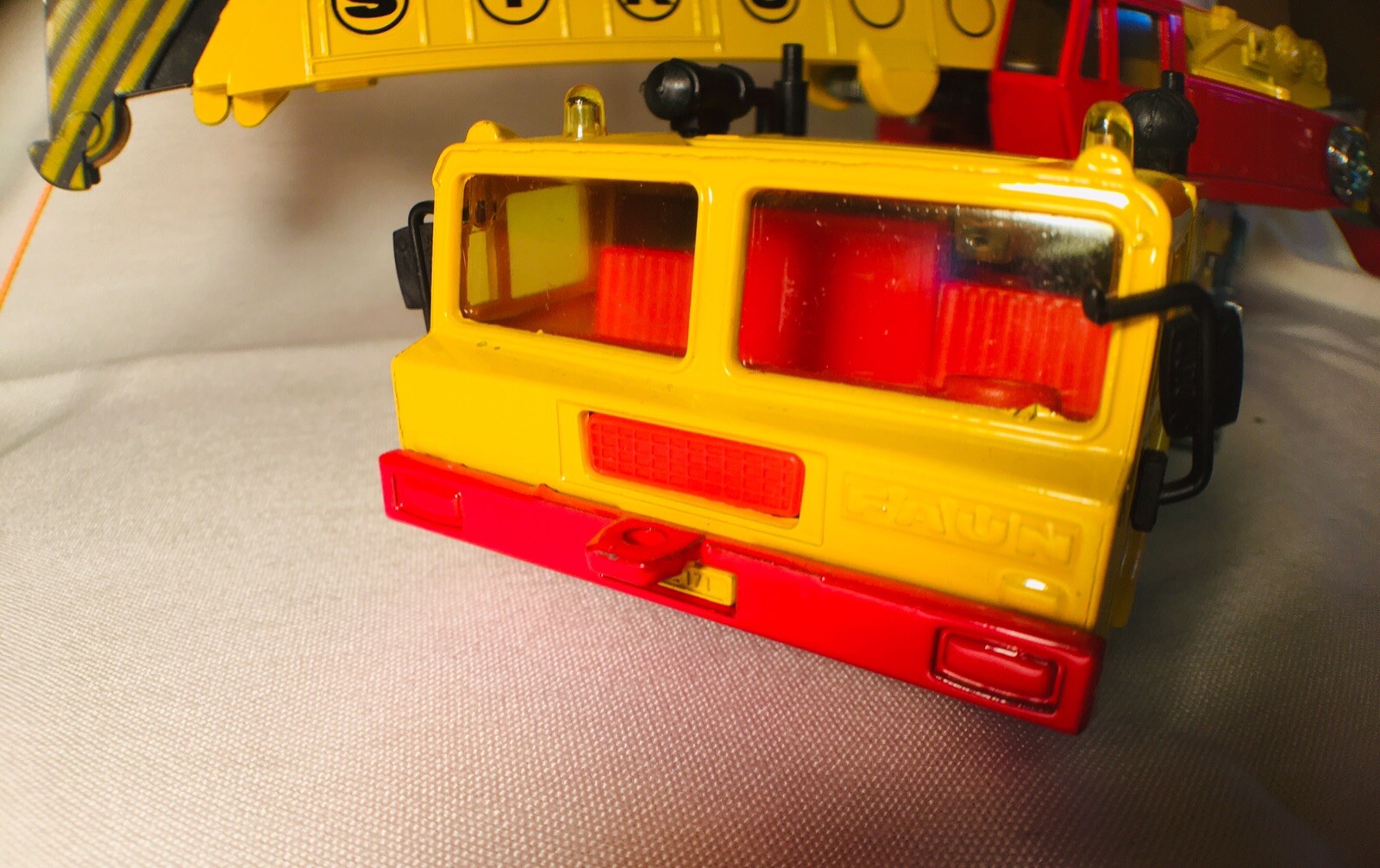 Vintage SIKU West German 4010 Heavy Lift Mobile Crane -Hydraulic Kranwagen -FAUN