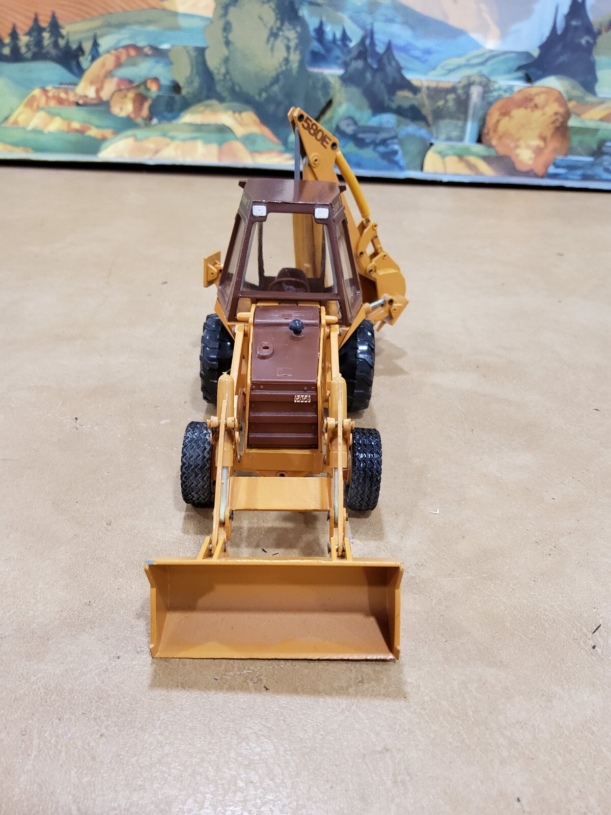 CONRAD CASE 580E ART 2931 BACKHOE 1:35