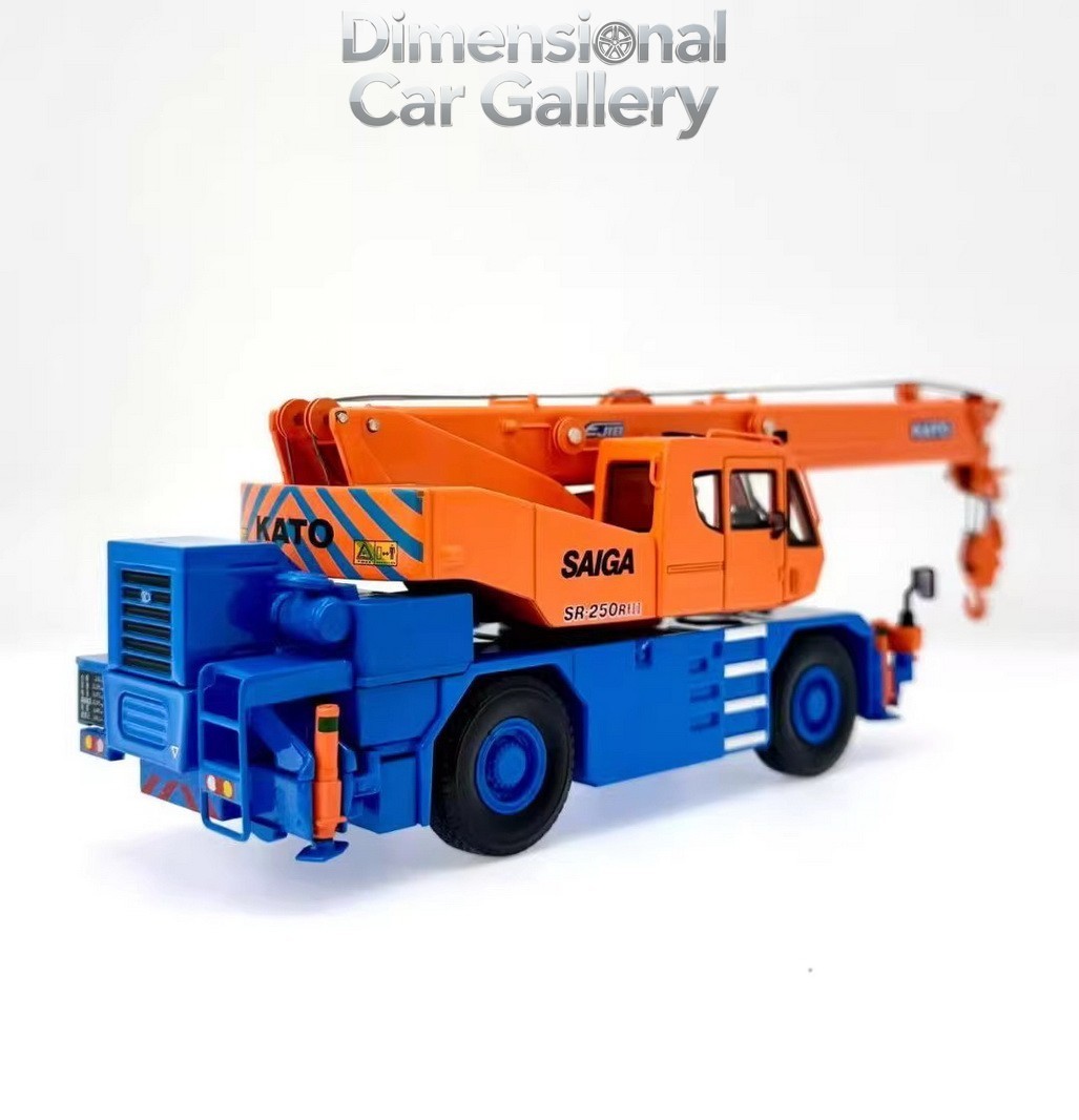 1/50 KATO SR-250Ri Premium Roughter Rough Terrain Crane Orange/B DieCast Model
