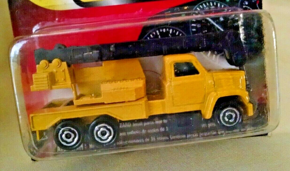 Majorette NOS Construction Metal Truck Crane 1:100 283 251 Die Cast Series 200