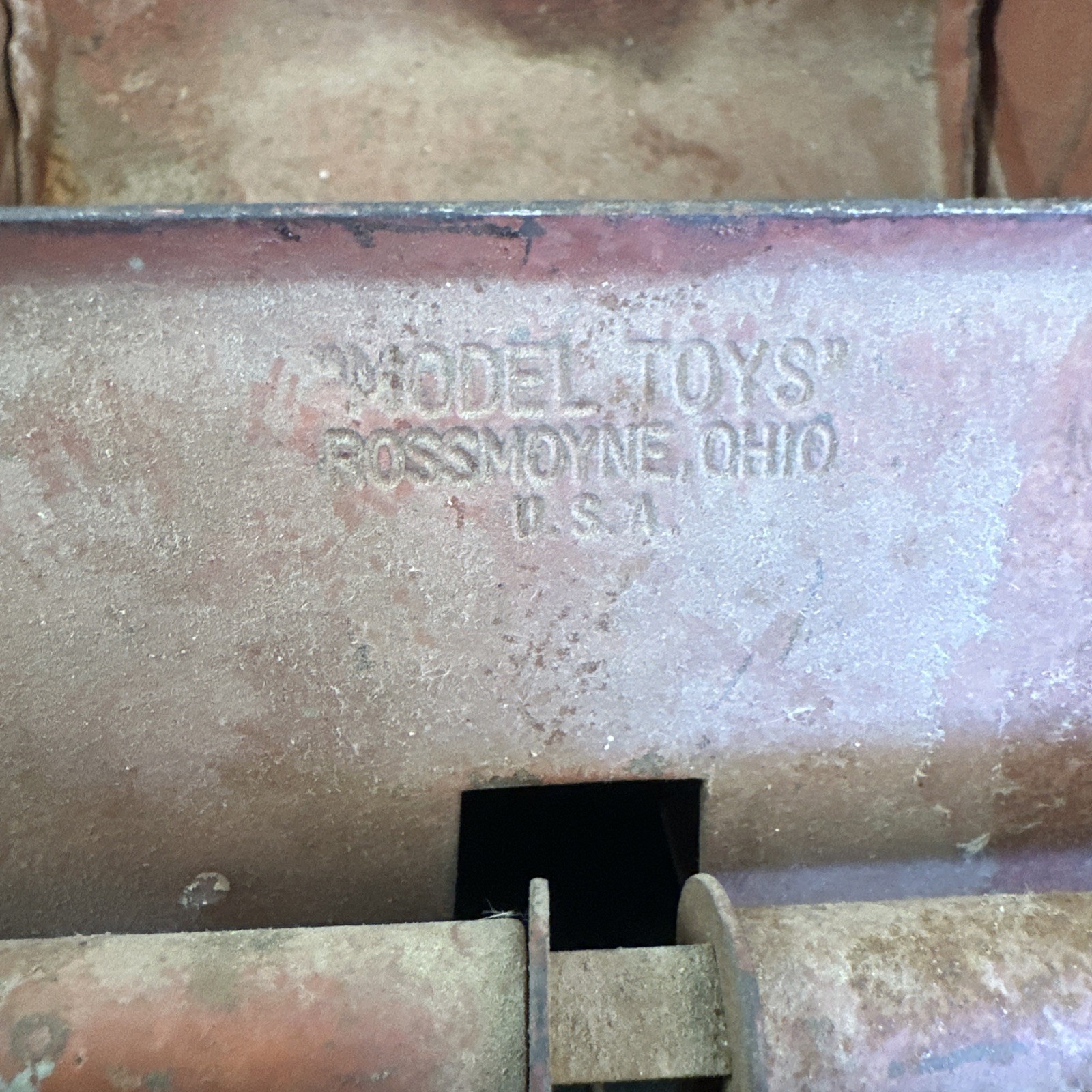 Doepke 1950’s Model Toys Heiliner Earth Mover Scraper 29” Vintage Metal