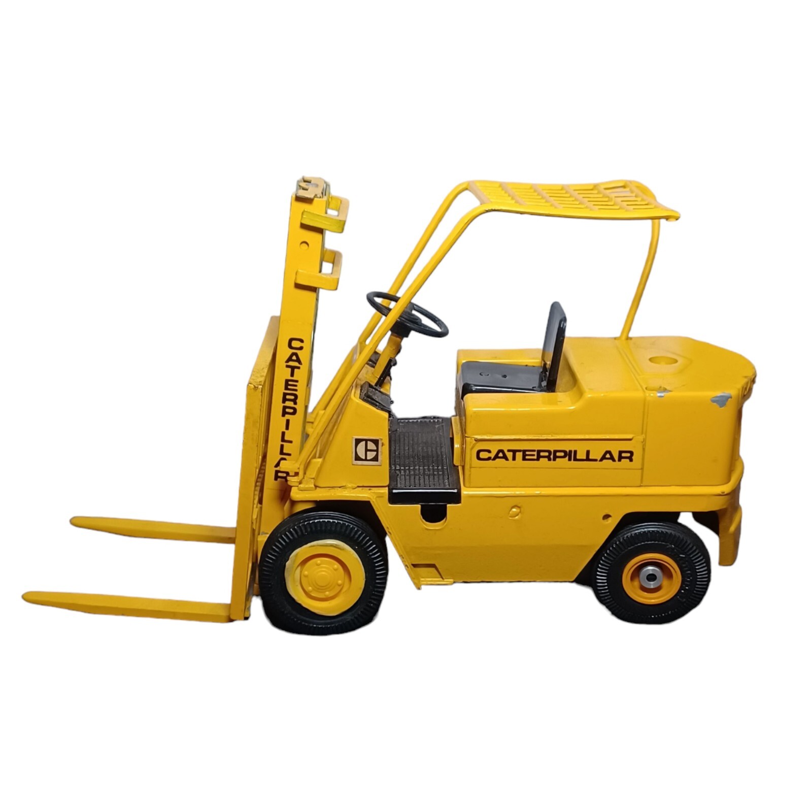 Vintage Gescha Forklift #298 Diecast Caterpillar 1:25 Scale W/ Forks W. Germany