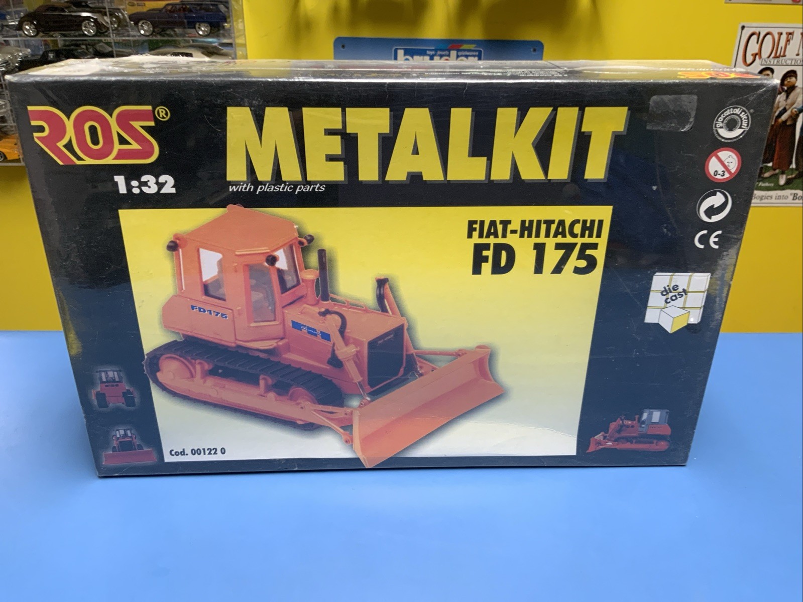 ROS FIAT-HITACHI FD 175 CONSTRUCTION 1:32 SCALE METALKIT COD. 00122 0 NEW