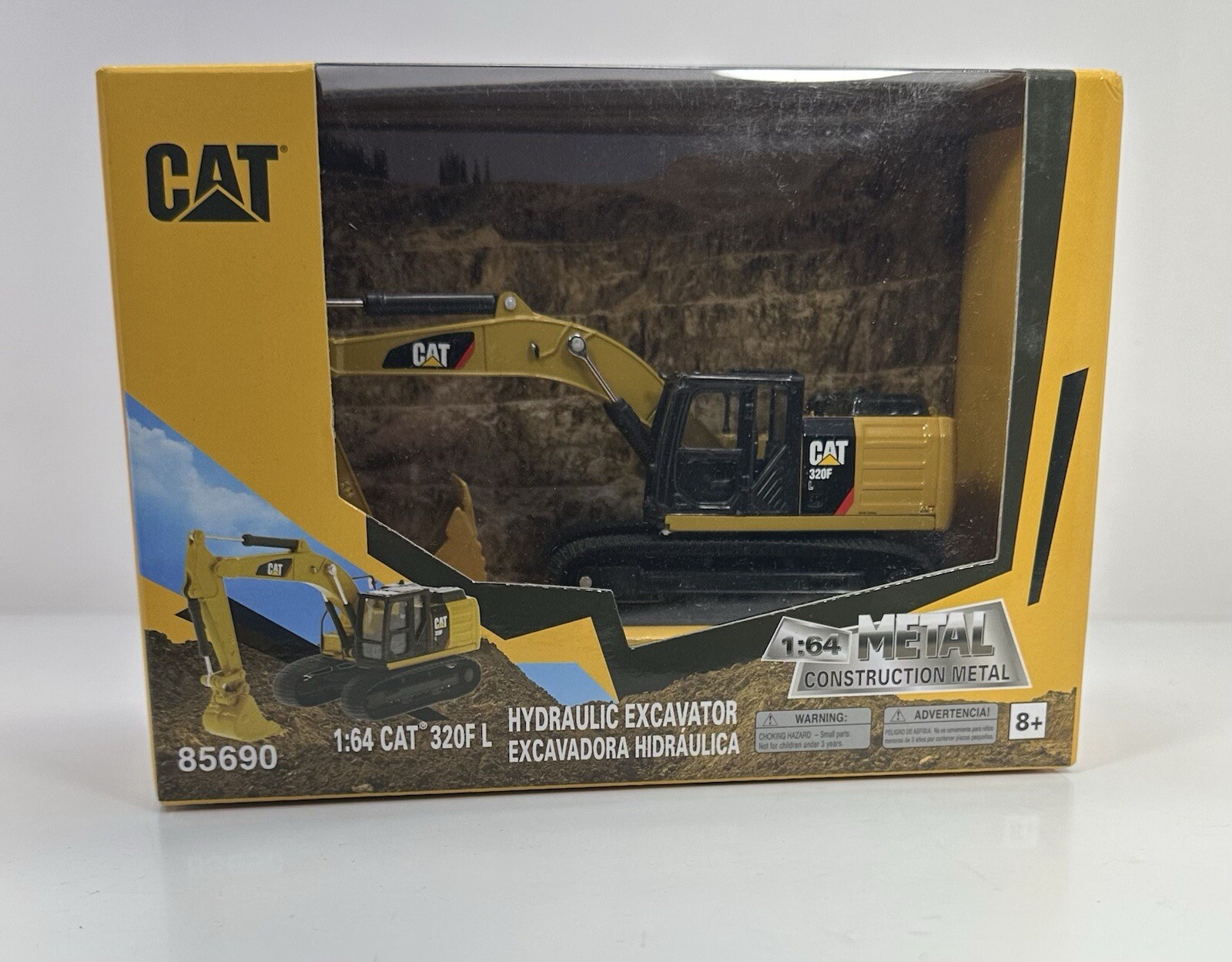 Diecast Masters 1/64 Scale CAT 320F L”HYDRAULIC EXCAVATOR”Metal Construction