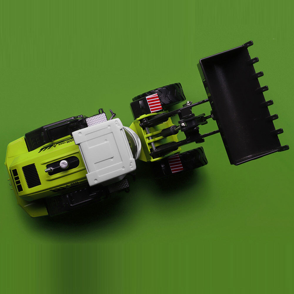 8.3″ Loader Tractor Bulldozer Construction Vehicle Model Diecast Toy Car Green