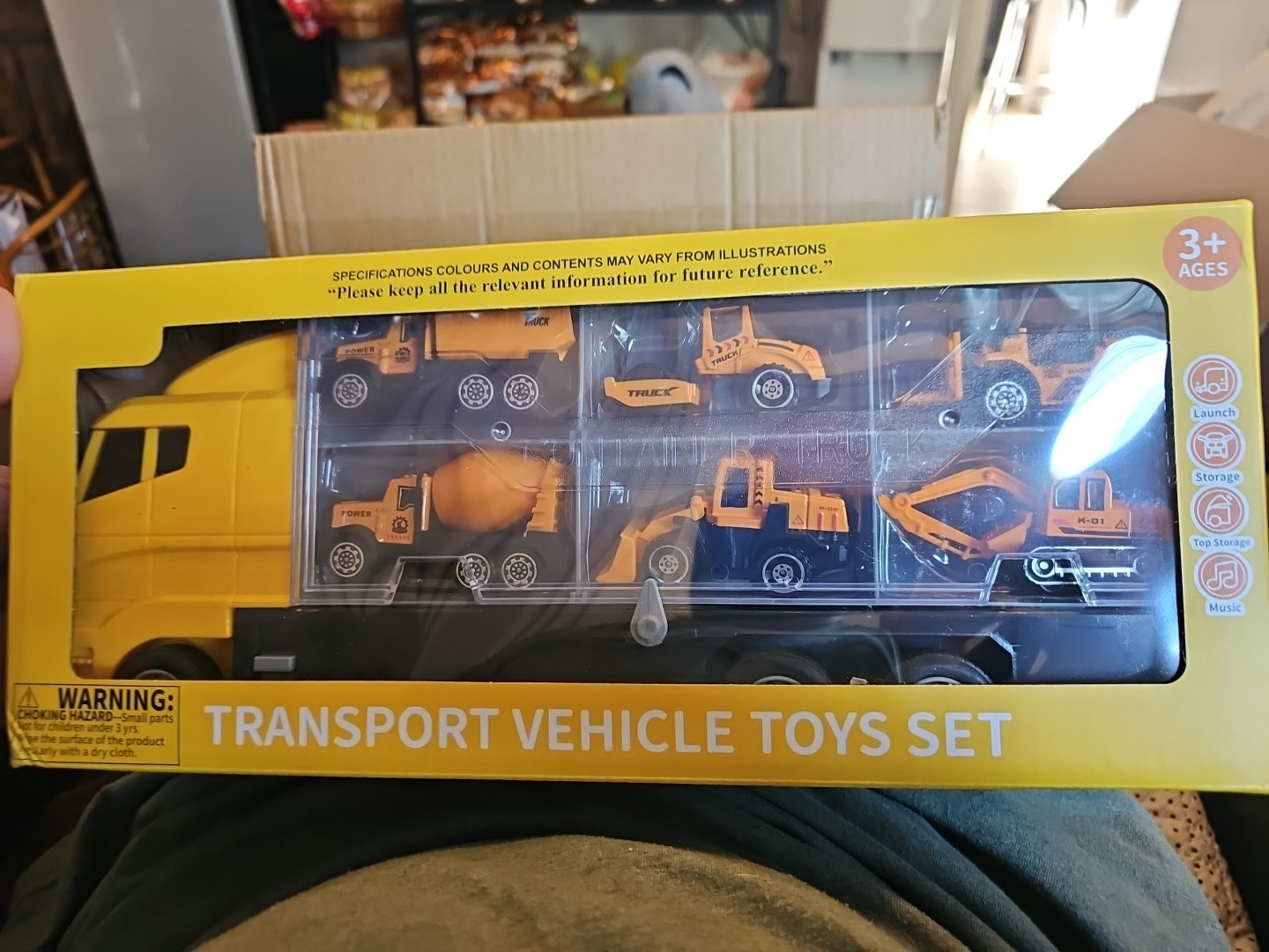 Transport Vehicle Toys Set for Kids 3+ Construction Trucks