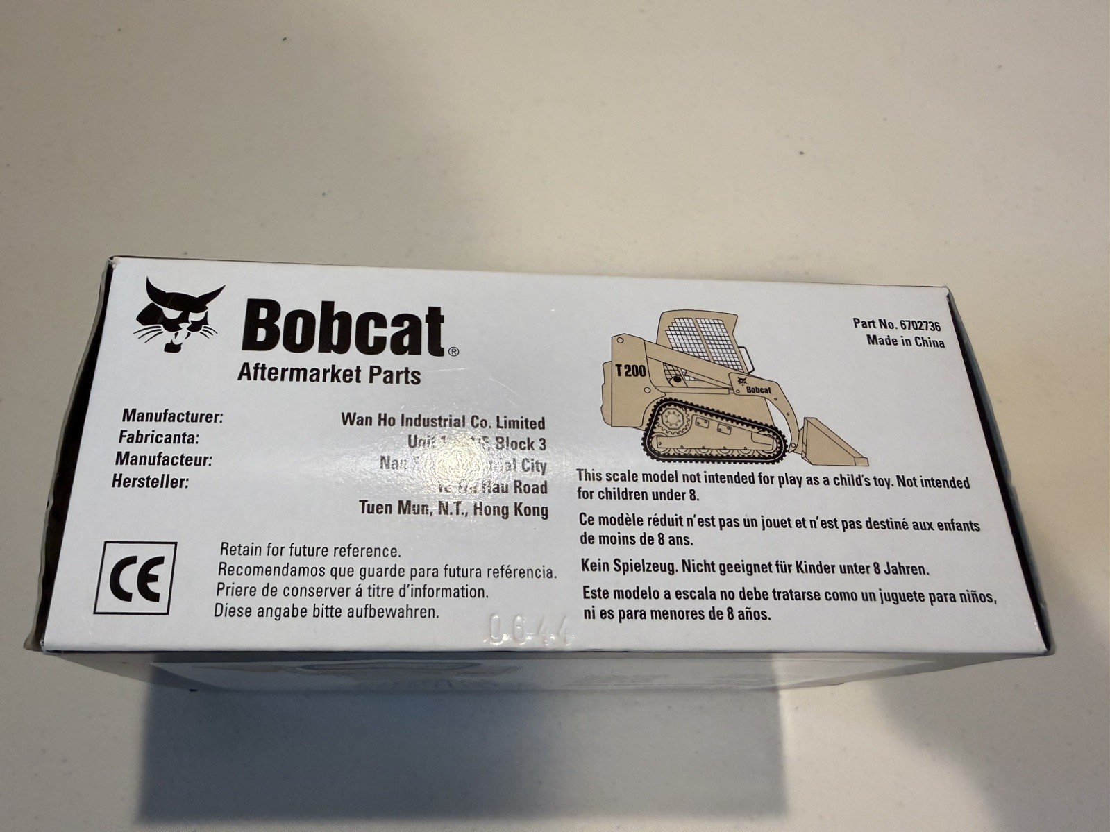 Bobcat T200 Compact Track Loader Desert Military Wan Ho 1:25 Scale #6702736 New