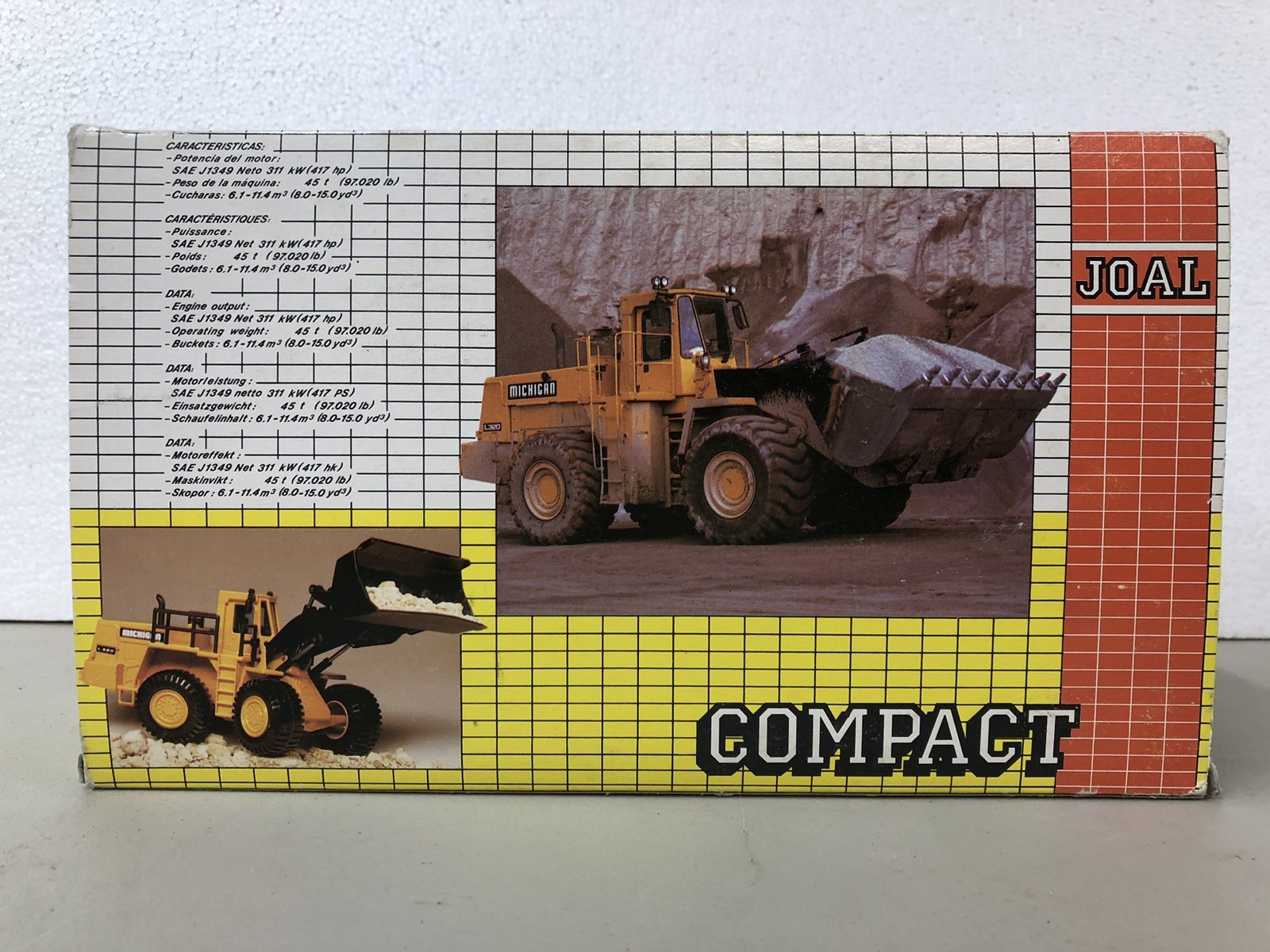 Joal 239 Michigan L320 Wheel Loader 1/50 Scale Diecast