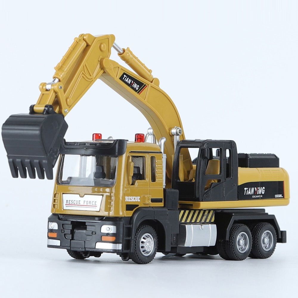 1:50 Excavator Truck Toy Model Construction Vehicle Metal Diecast Toy Excavator