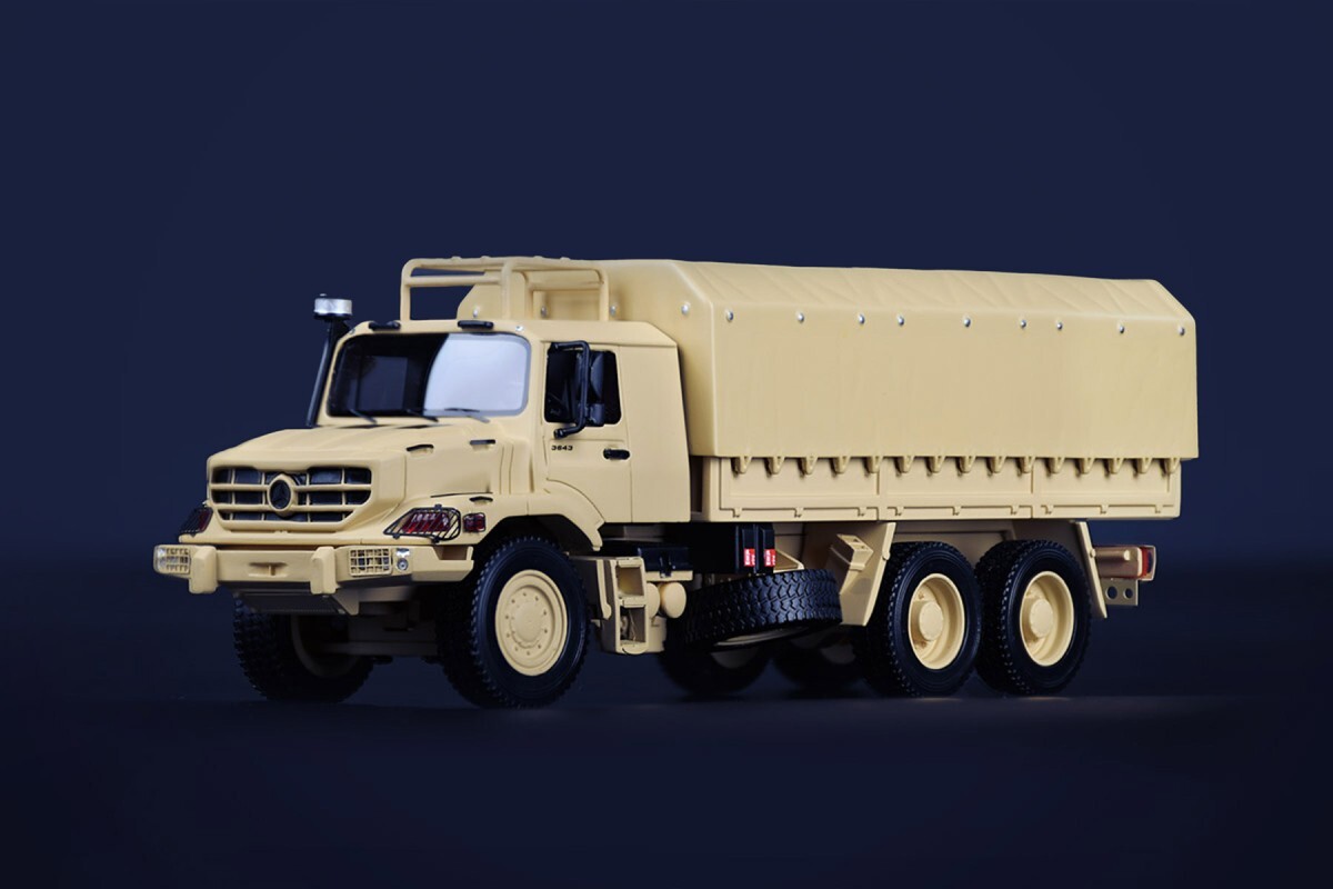 Mercedes-Benz Zetros Military Transport Desert Camo IMC 1:50 Scale #32-0127 New