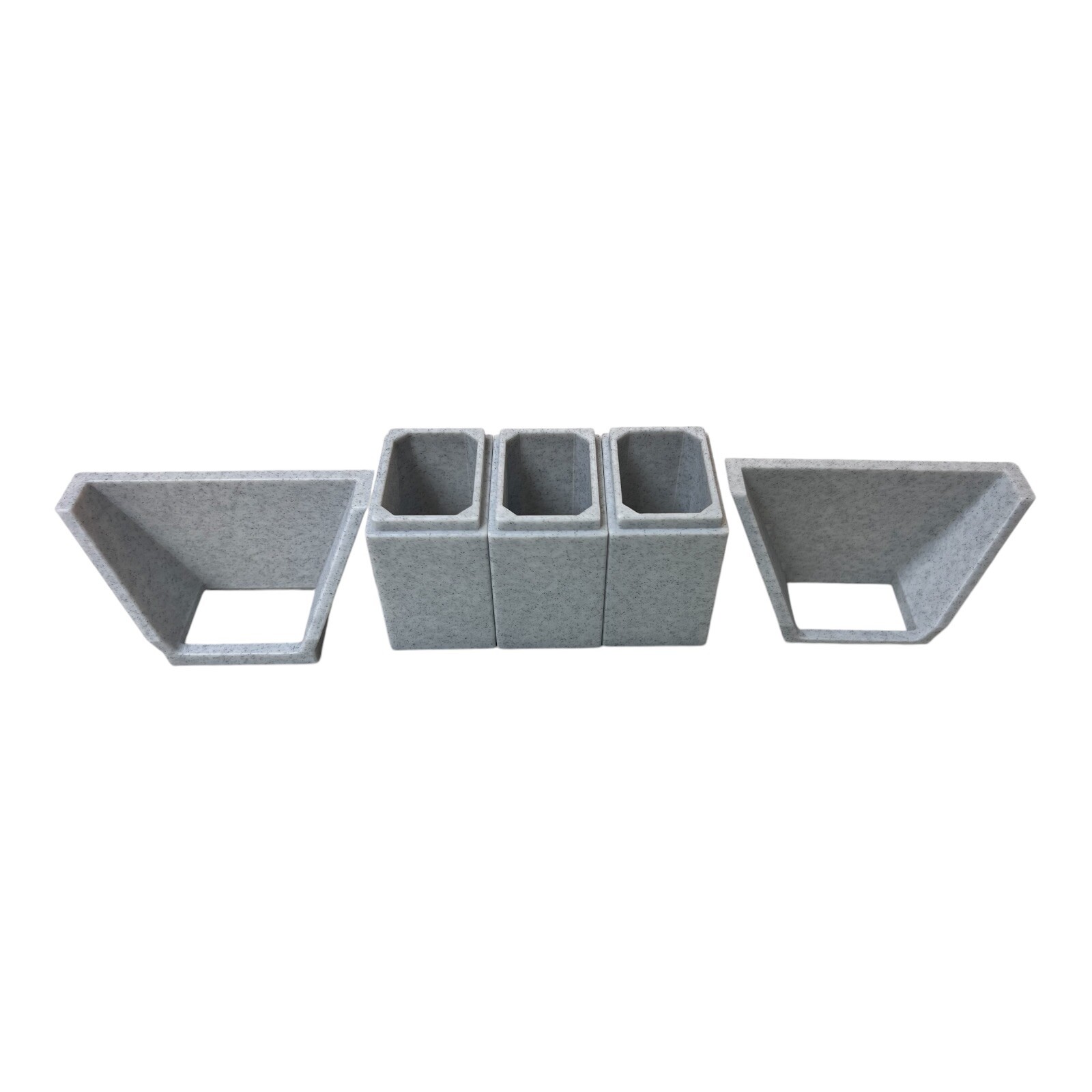 Precast Concrete Box Culvert Scale Model 1/50 5 Peice Set