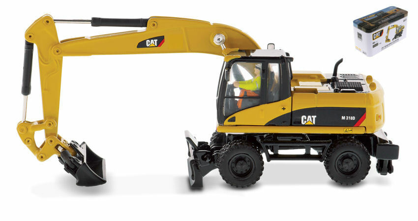 CAT M318D Wheeled Excavator 1:87 Model DIECAST MASTERS