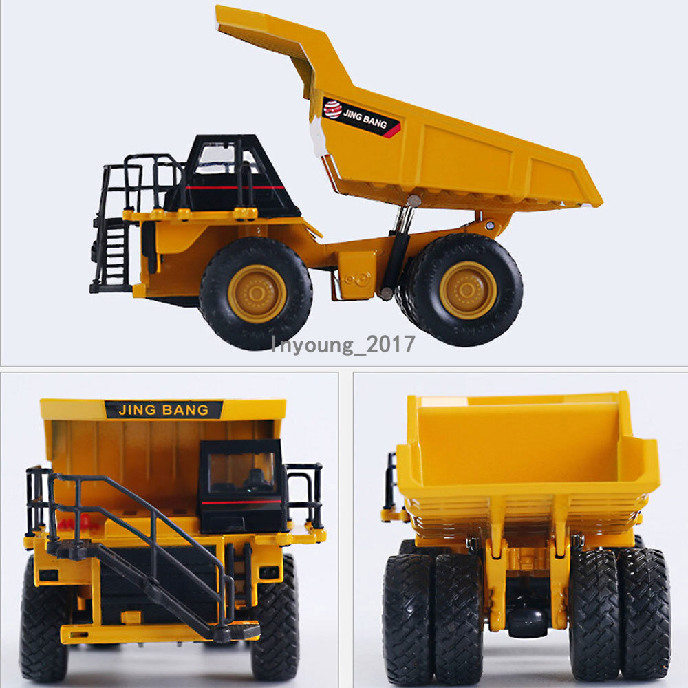 1:80 Dump Truck Construction Vehicle Model Diecast Toy Trucks for Boys Yellow