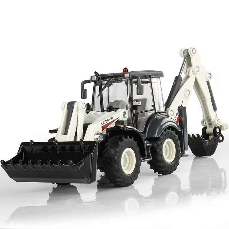 KDW 1/50 Bidirectional Excavator Construction Equipment Diecast Model Car 1:50