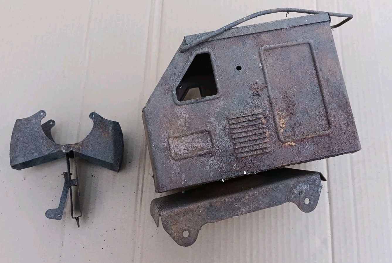 Antique Tin Excavator Body / Steam Shovel