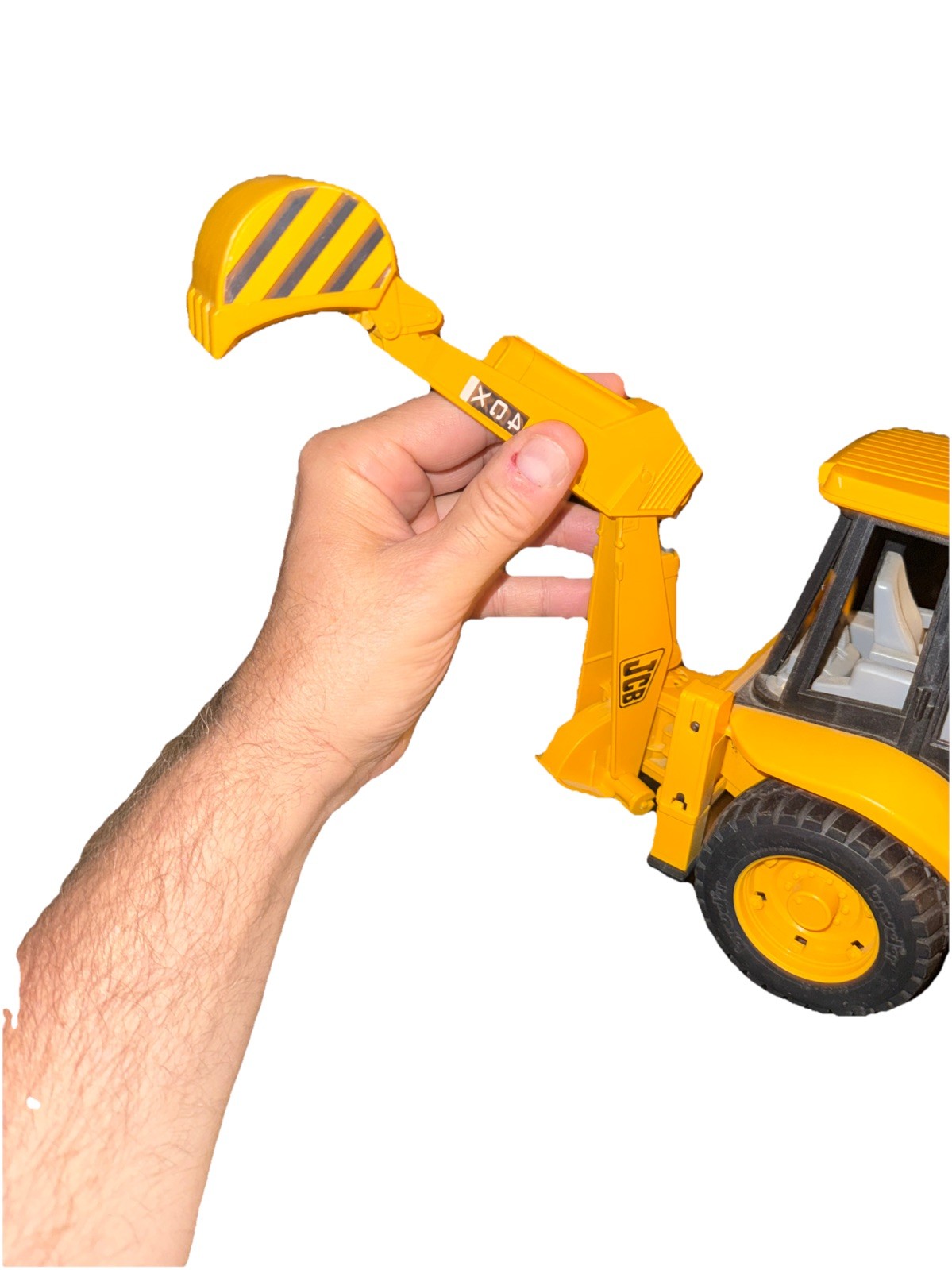 Bruder JCB 4CX Front End Loader Backhoe 02428 Plastic Toy Made in Germany