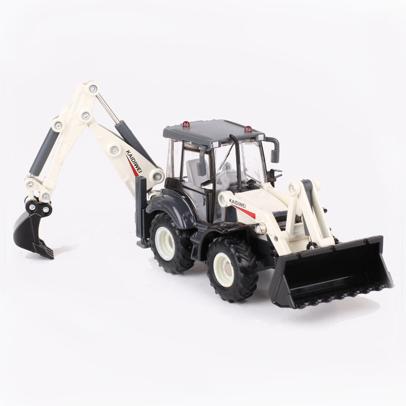 Die Cast Backhoe Loader Truck 1:50 Scale Heavy Construction Vehicle Model Gift