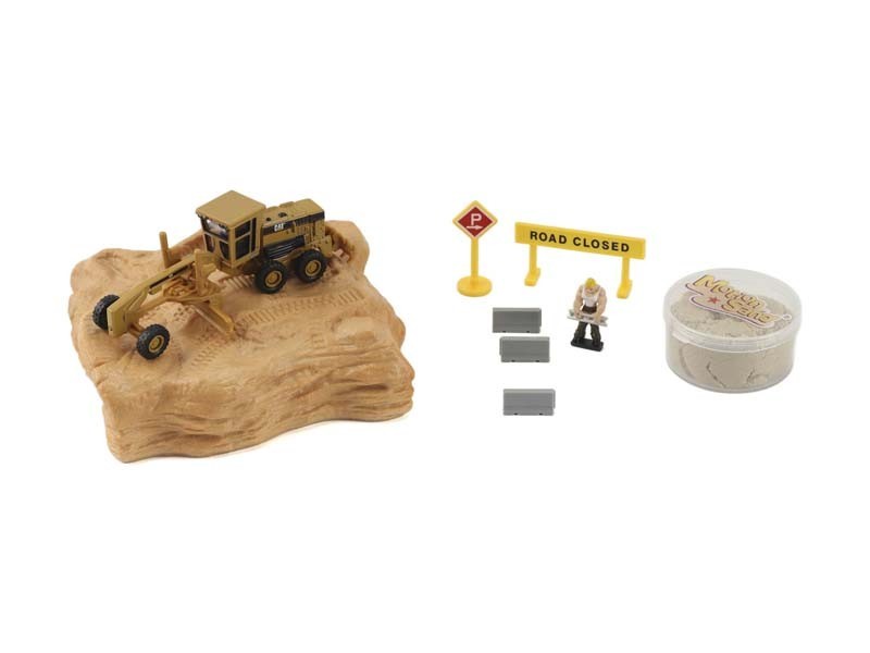 CAT 163H Motor Grader Playset Diecast 1:87 Scale Model – Diecast Masters 84554
