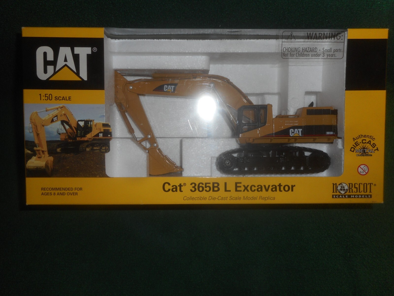 CAT 365B L Excavator 2000 Norscot Caterpillar 1:50 Diecast 55058