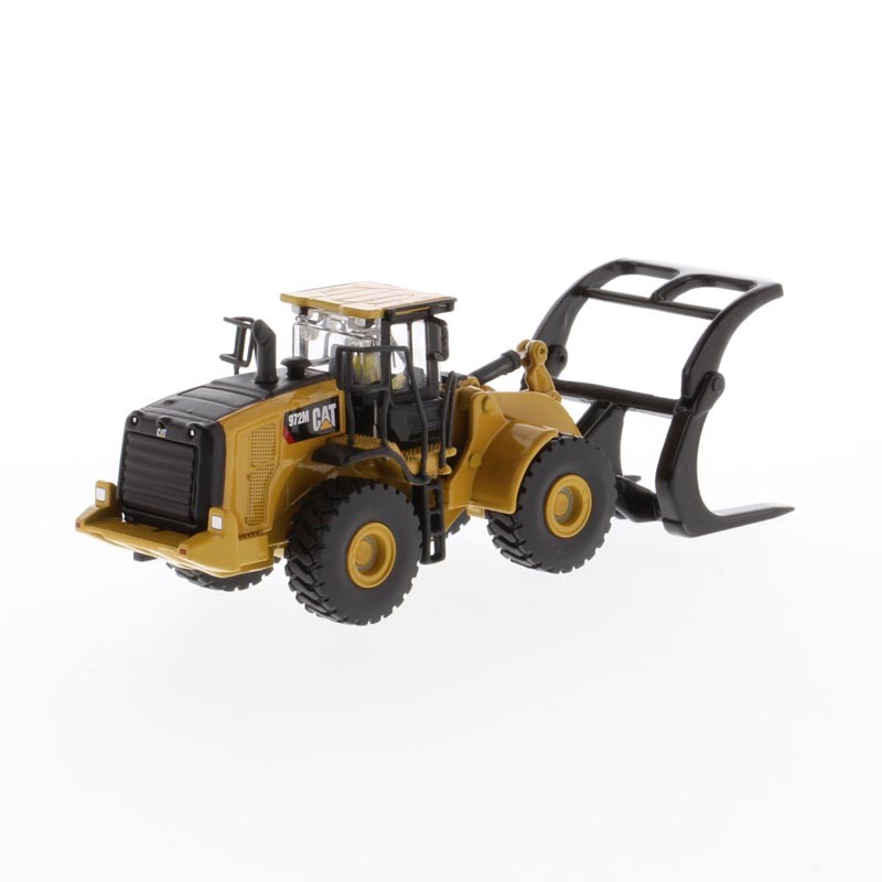 1/87 CAT Caterpillar 972M Wheel Loader w/ Log Fork – HO Series Diecast 85950