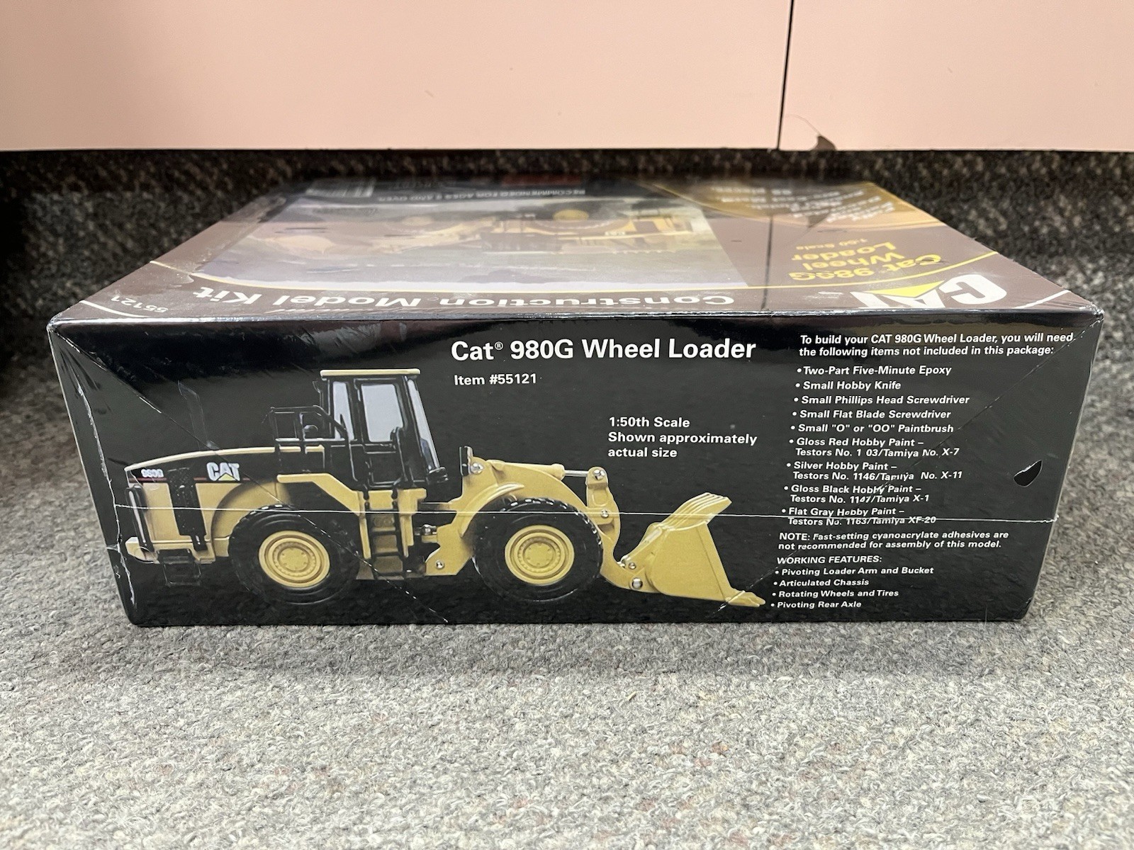 * NORSCOT 1/50 #55121 CAT 980G WHEEL LOADER CONSTRUCTION MODEL KIT DIECAST *ST