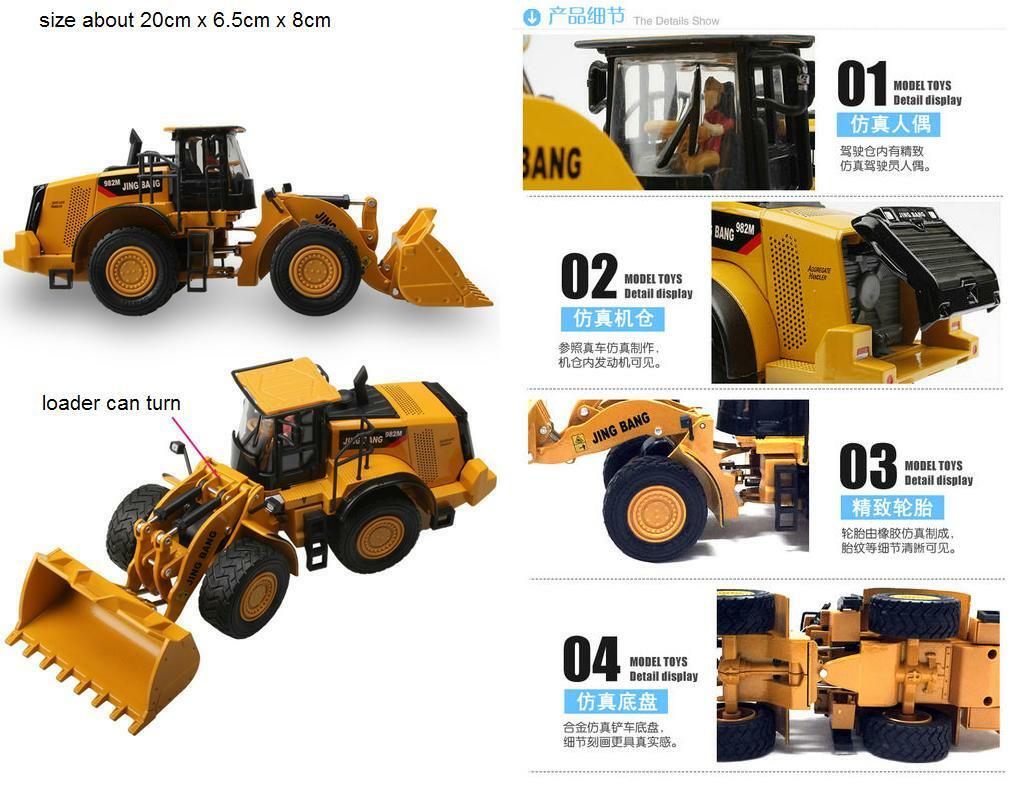 1/50 scale CAT 982M WHEELED shovel LOADER METAL DIECAST