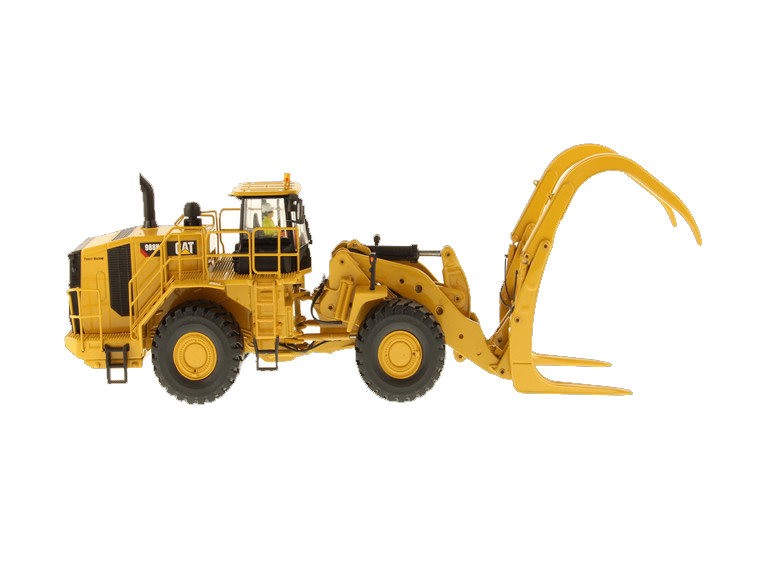 DM 1:50 CAT 988K Caterpillar Wood Handler Model Alloy Vehicle Model 85917