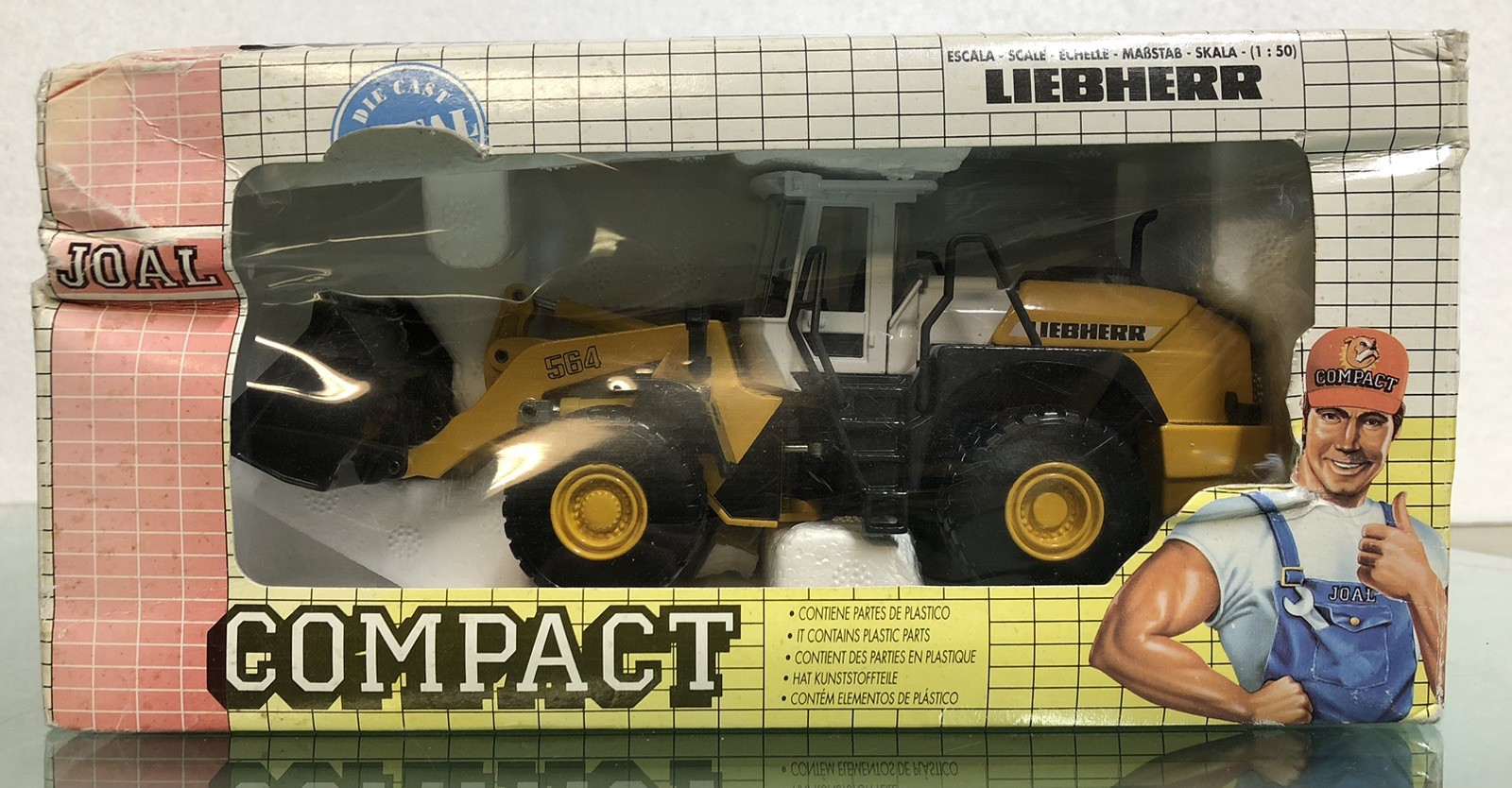 JOAL 263 Compact L564 Liebherr Wheel Loader 1:50 Scale Diecast