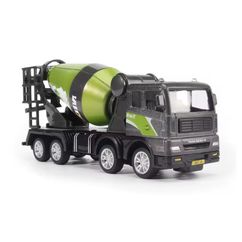 Cement Mixer Truck Toy – Construction Vehicle Model for Kids & Collectors figure
