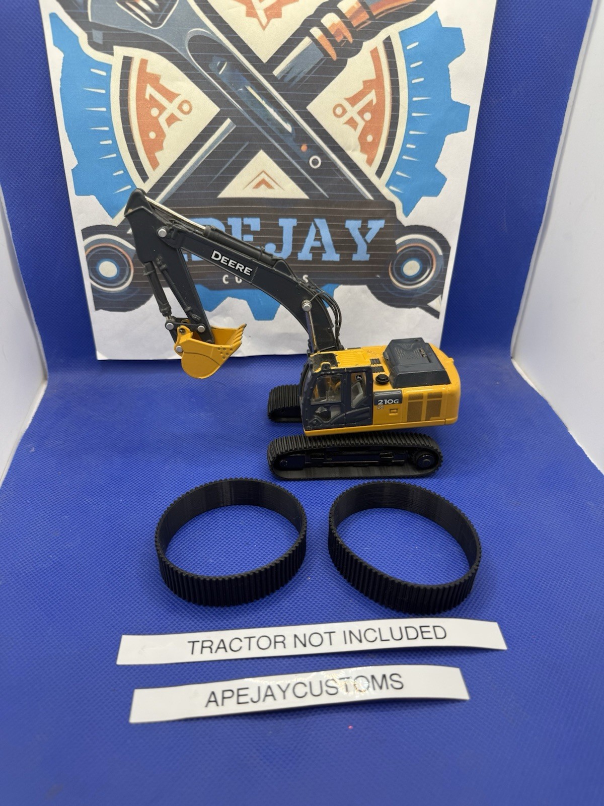 1 set of new tracks for ertl john deere 210G LC excavator 1:50 scale