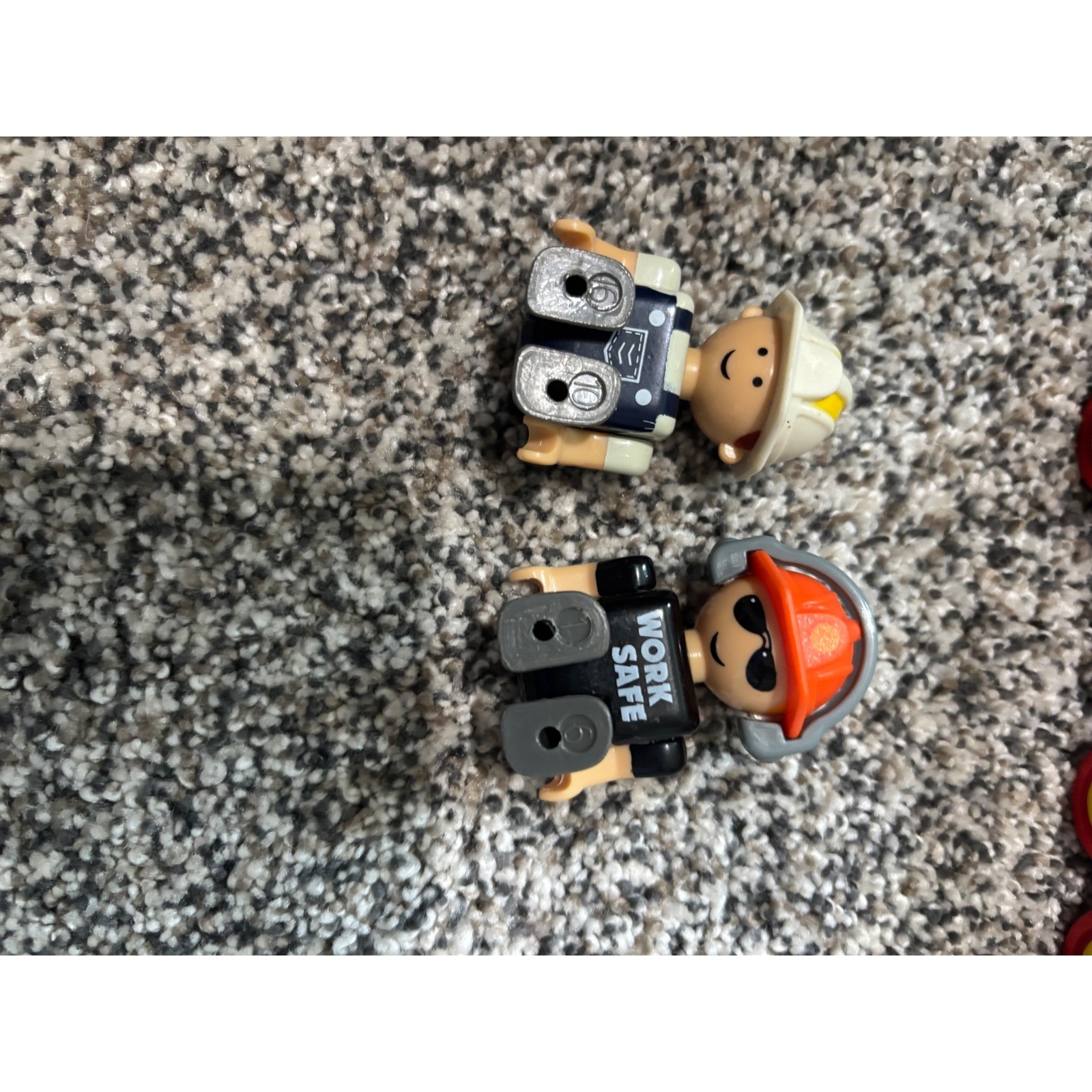 Vintage KW Construction Truck Set 1980s Cement Mixer Excavator Dump Truck 3pc