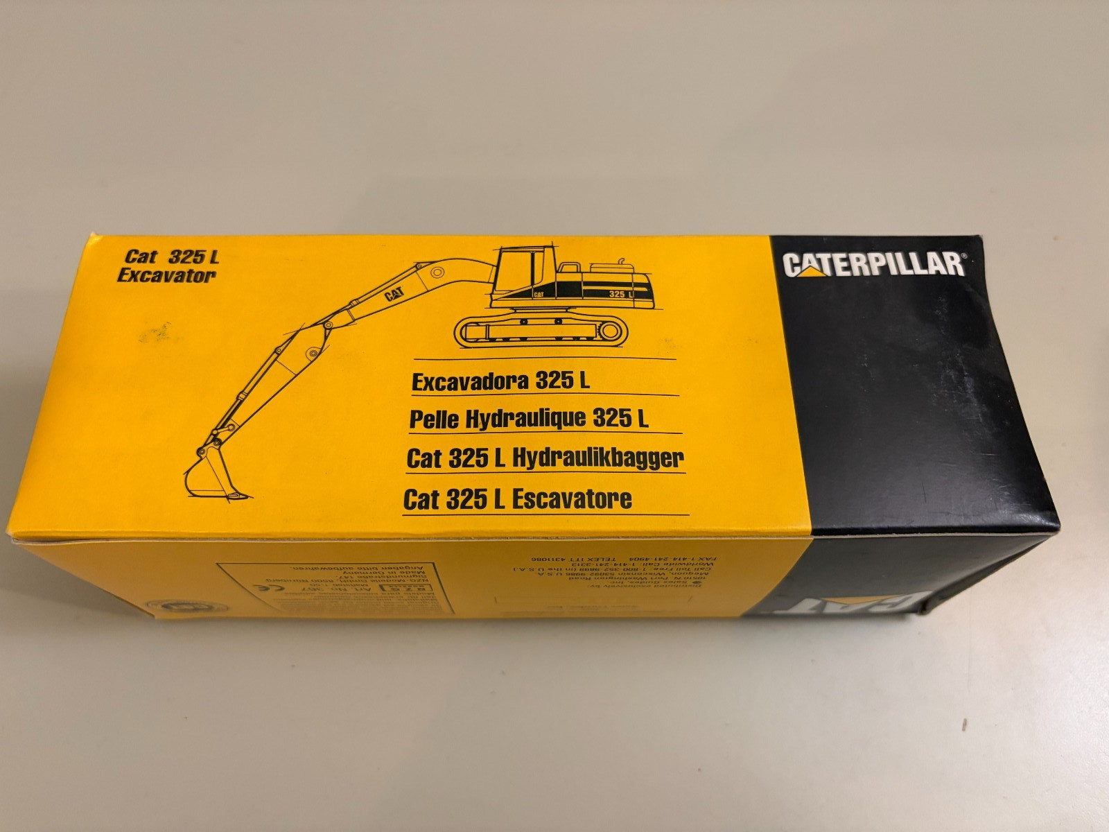 NZG 1:50 Scale Cat 325L Excavator Diecast NIB