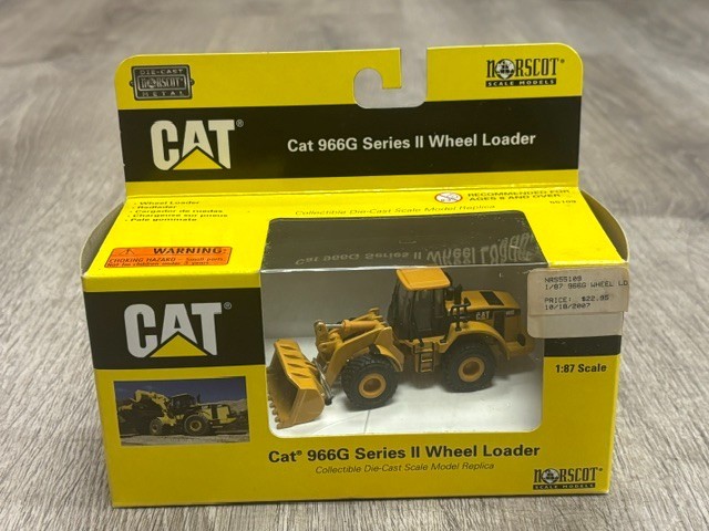 Factory Sealed CAT 966G Series ll Wheel Loader Diecast 1:87 Scale FREE SHIPPING