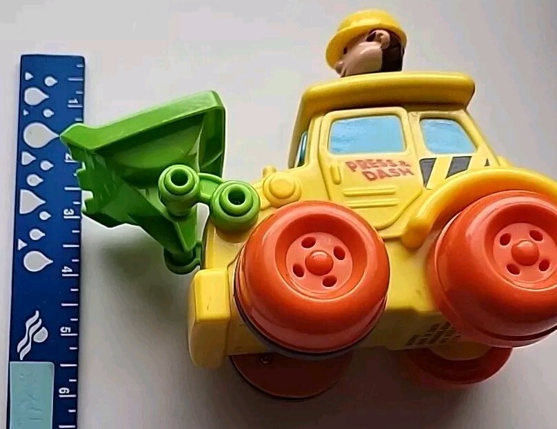 Keenway Press & Dash Front Loader Construction Vehicle Baby Toy