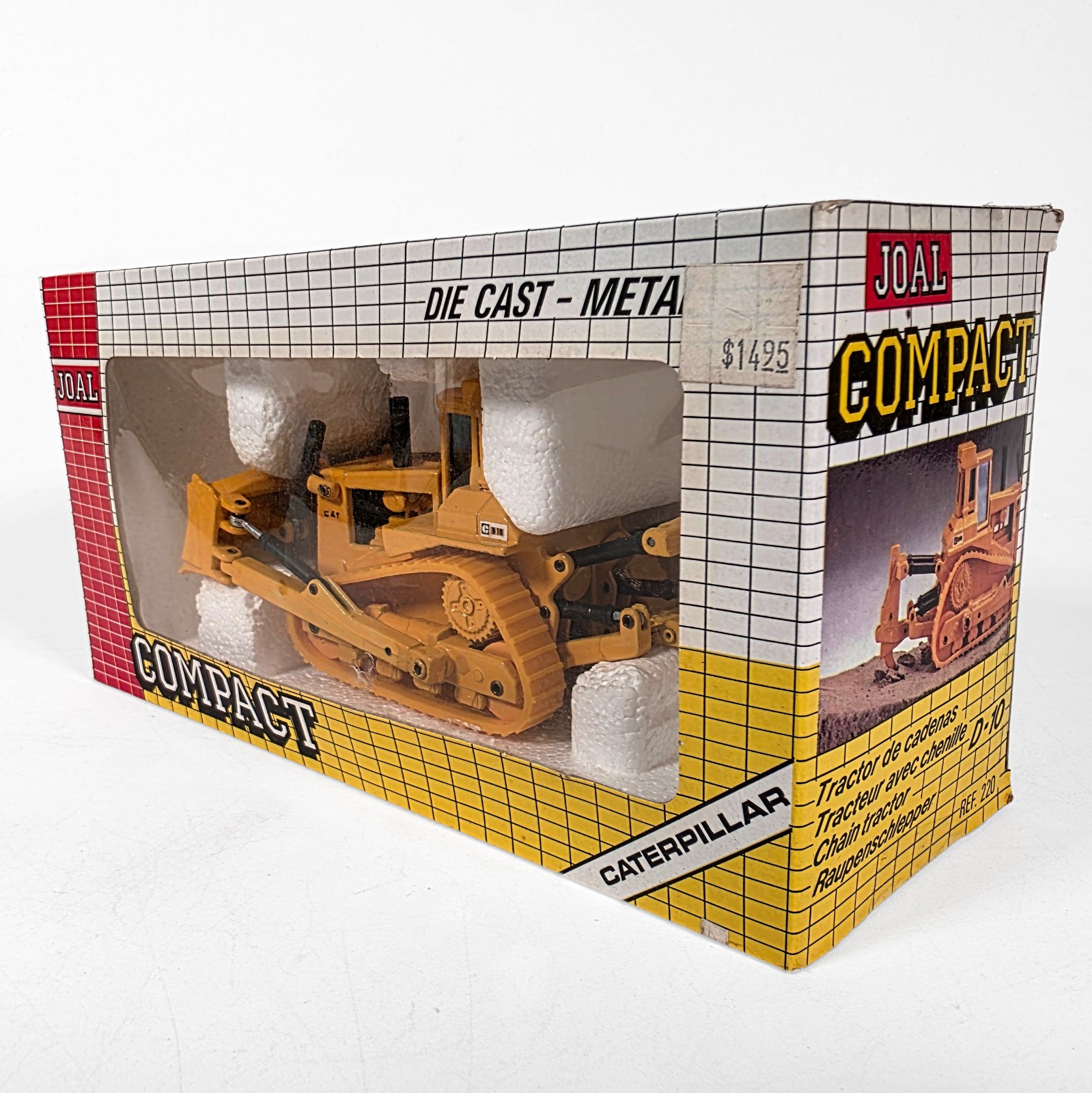 JOAL Caterpillar CAT D10 Dozer w/ Ripper & Cab • 1:70 Scale Diecast • Ref # 220