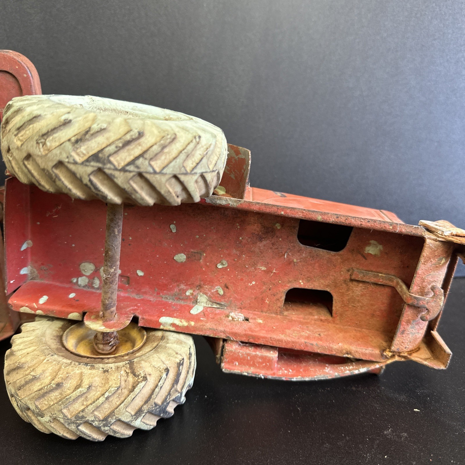 Doepke 1950’s Model Toys Heiliner Earth Mover Scraper 29” Vintage Metal